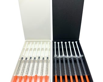 7-Slot Prefilled Syringe Storage Case with Day Labels – Weekly Organizer for 1ml Syringes