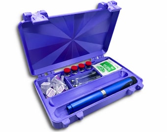 Dual Peptide and Insulin Pen Case for 2 Pens and 4 3ml Vials