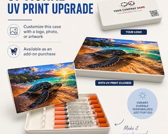 Custom UV Print Upgrade for Storage Case, Add Logo Image Name or Photo