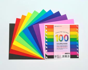 Papel de una o dos caras / 15 cm x 15 cm / 65 g/m² / 100 hojas