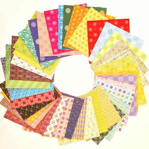 Traditionellt koreanskt origamipapper | 80 ark, 15 cm (6 tum) kvadratiskt | 60 g/m²