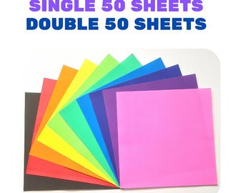 Origami Paper Set with Book: 20 Colors, 100 Sheets (15cm)