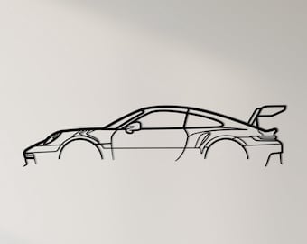 Superdeportivos de metal / Arte mural de coches de metal premium para decoración del hogar o la oficina