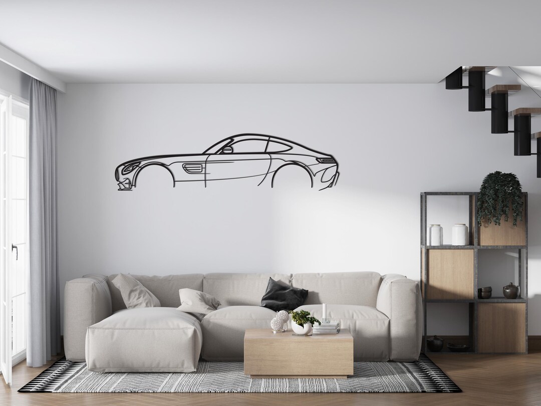 AMG GT | Premium Metal Car Wall Art for Home or Office Decor - Etsy