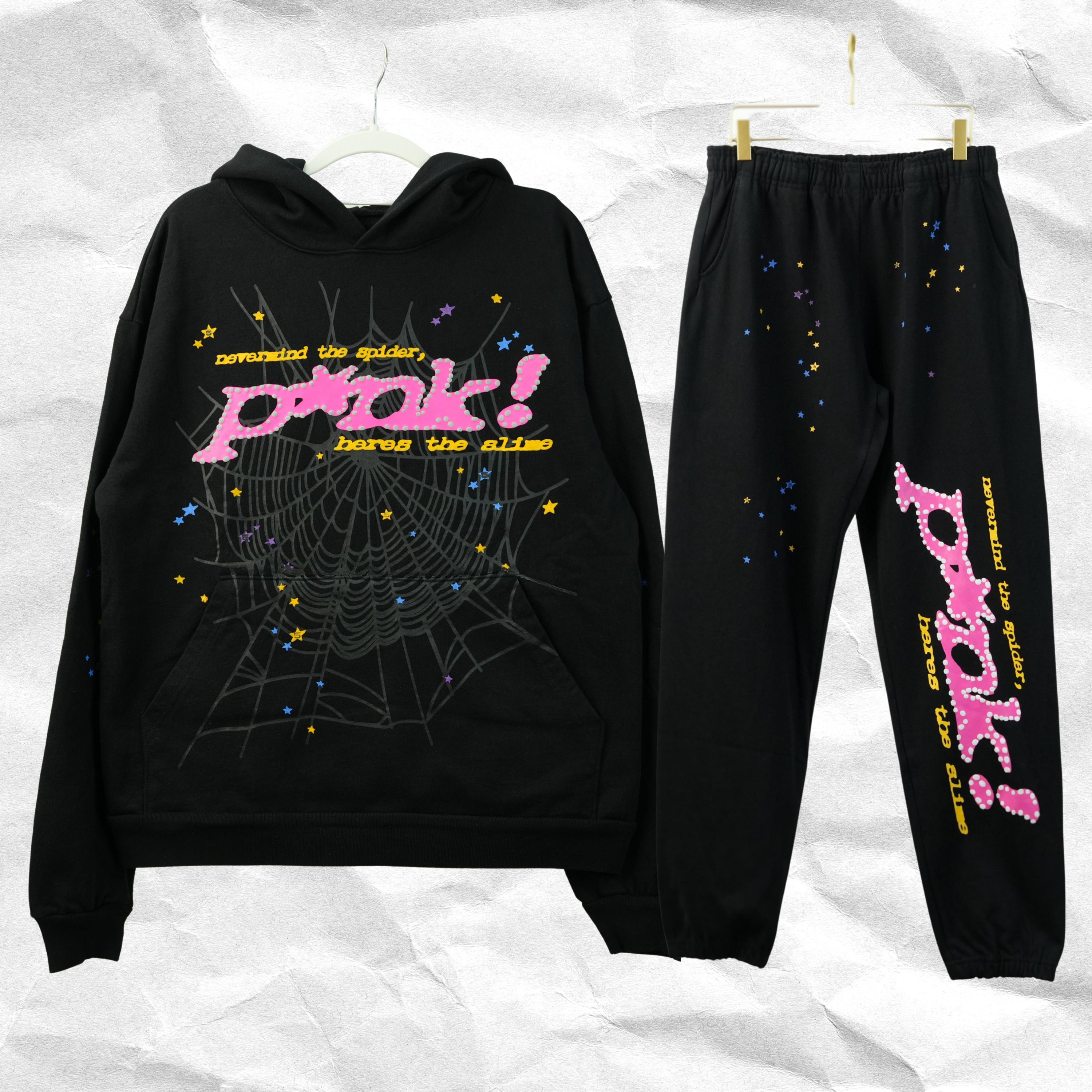 Sp5der pink hoodie - Etsy 日本