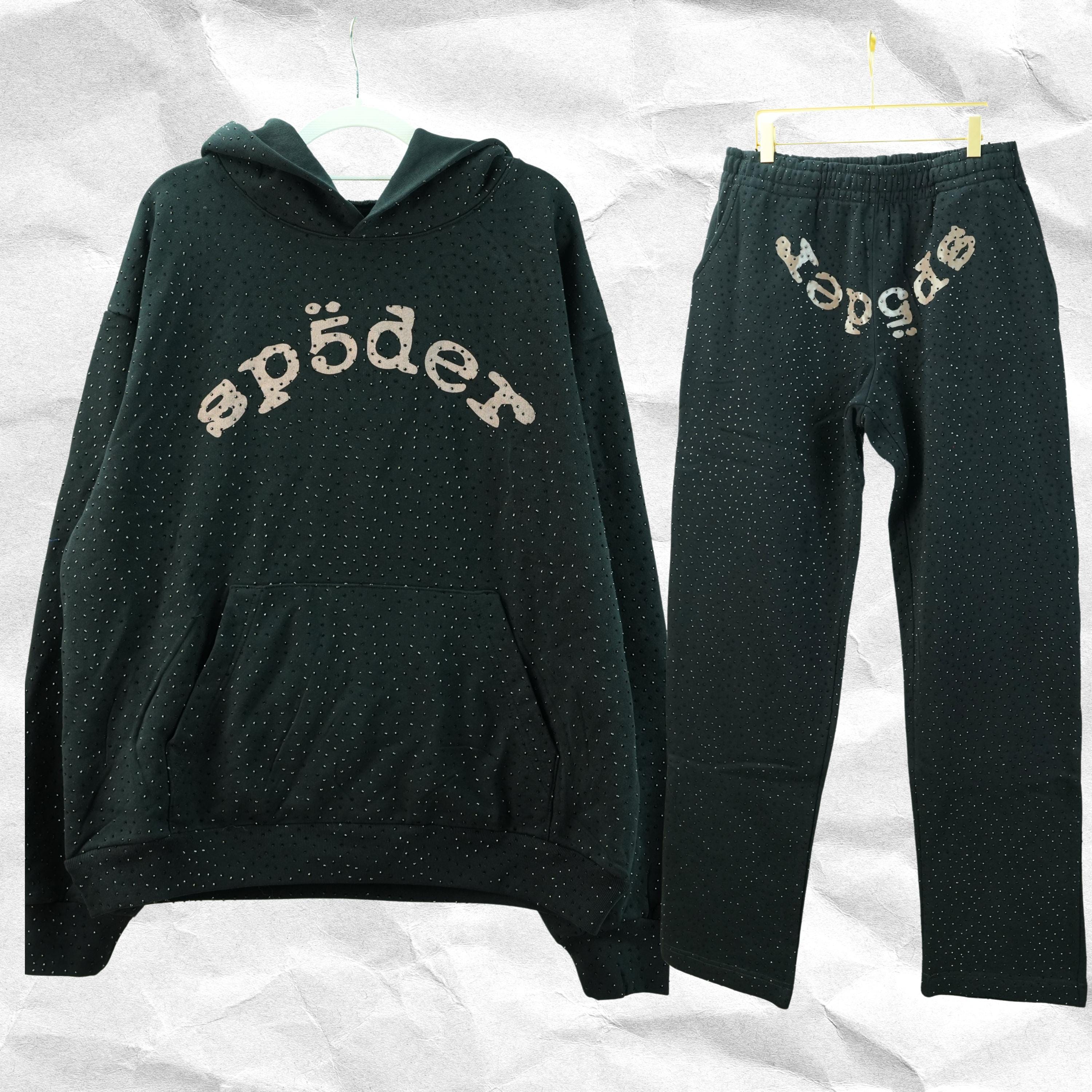 (新品同様) Sp5der VVS Hoodie 24FW スパイダー パーカー スパイダー OG ウェブ パーカー ブラック メンズ - SS24 - JP
