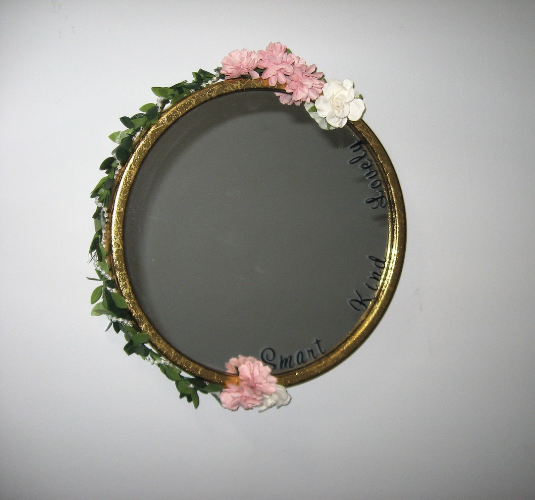 Child Mirror Child Wall Decoration Inspirational Nursery Etsy