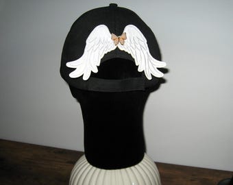 Hats for cancer patients.  Angel wing hat.