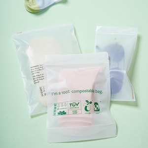 100% biologisch abbaubar Selbstversiegelte Beutel für Kleidung