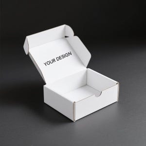 10pcs Custom White Mailer Box