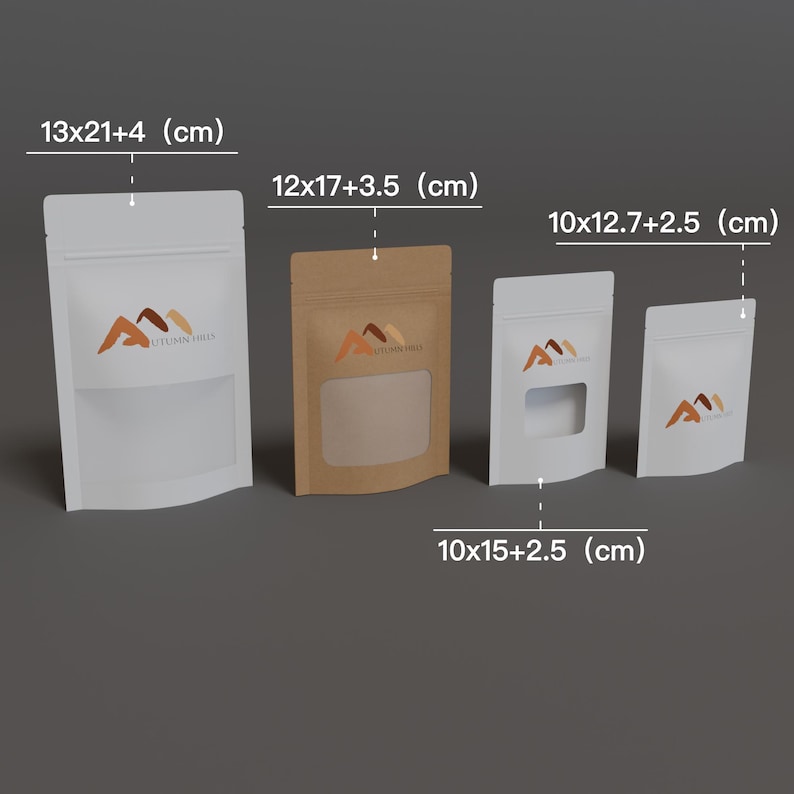 Op maat gemaakte opstaande mylar-tas (200 stuks) afbeelding 6