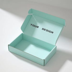 Scatola postale personalizzata verde menta da 10 pezzi
