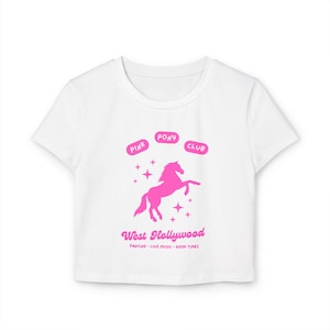 Pink Pony Club, West Hollywood, Women&#39;s Baby Tee