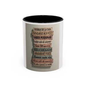 Personalized Accent Coffee Mug - Inspirational Quotes for Home, Office, Gifts, Warm Vibes, Unique Décor