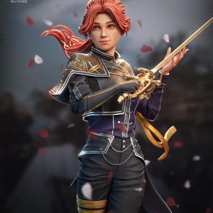 Maelle -Clair Obscur Expedition 33 figure/Statue /Pla/Sla/3D Printed /Painted/action figure/collectibles