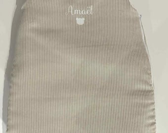 Personalized ribbed collection sleeping bag