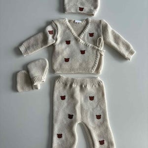 Personalisiertes Strickset für Neugeborene Bild 8