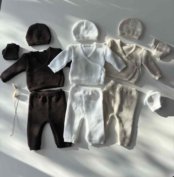 Ensemble naissance en maille personnalisé