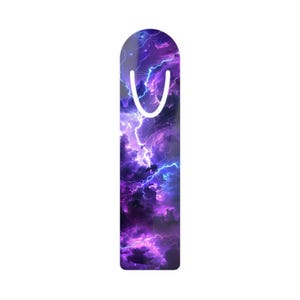 Galaxy Bookmark | Space Nebula Theme Page Marker for Bookworms, Astronomy Gift, Celestial Reading Accessory, Starry Sky Bookmark, Space