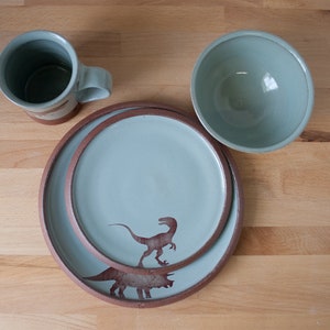 Dinnerware Set C - Dinner Plate, Side Plate, Bowl and Mug