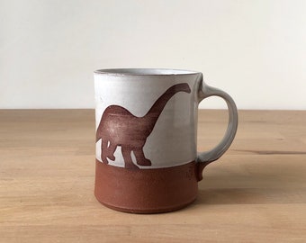 Diplodocus Mug - white