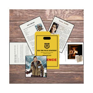 Whiteout Murder Mystery Game | Printable DIY Whodunit Party Kit | Interactive Crime Game | Cold Case File | Murder Mystery Party Game