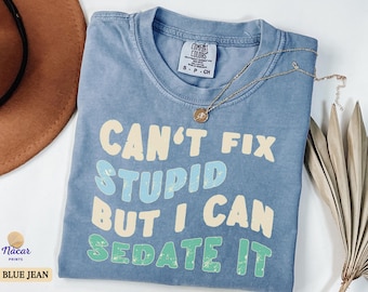 Funny Anesthesia Shirt, CRNA Nurse Tee, Nurse Anesthetist Gift, Comfort Colors Medical Humor Shirt