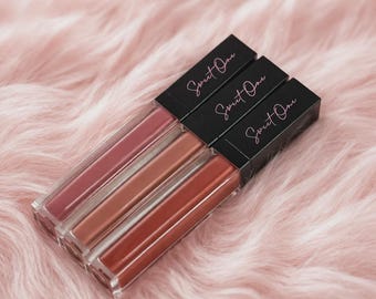 Flüssiges Lippenstift-Trio-Bundle | Blushed Bare, Chai Bitte & Spiced Sangria