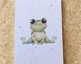 Greetings Card - Frog