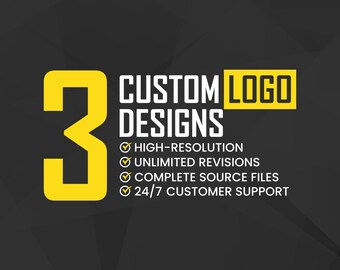 Custom Logo Design: Modern, Minimalist Business Branding
