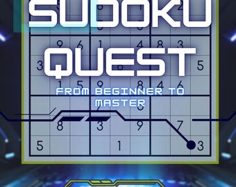 Druckbares Sudoku Buch PDF | 220 Rätsel | Anfänger bis Experte | Logik & Gehirntraining | Sofort Download