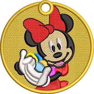 FSL Mickey Mouse Machine Embroidery Design - 3 sizes, Disney Character Design, Mickey & Friends Character Lace  Embroidery Pattern