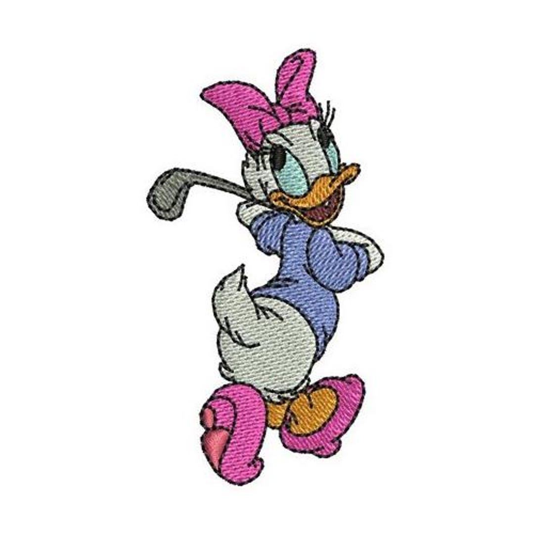 Pattern Daisy Duck Daisy Duck Playing Golf Machine Embroidery Design, Donald Duck ...