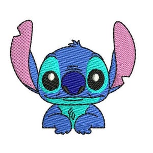 Hands In Pocket Stitch Machine Embroidery Design, Lilo & Stitch Character Embroidery Pattern, Cartoon Alien Pattern, Disney Design