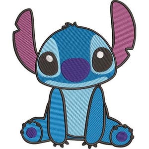 Disegno per ricamo a macchina, disegno per ricamo con personaggio Disney, motivo per ricamo con cartone animato, disegno per ricamo con personaggio Lilo & Stitch