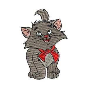 Berlioz Machine Embroidery Design, Disney Kitten Character Embroidery Design, The Aristocrats Embroidery Pattern