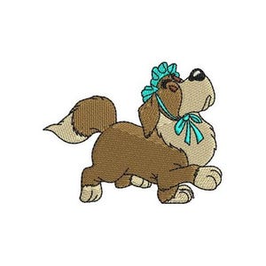 Nursemaid Dog Nana Walking Machine Embroidery Design, Disney Design, Cartoon Embroidery Pattern, Peter Pan Character Embroidery Design