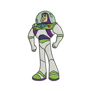 Buzz Lightyear Machine Embroidery Design, Space Ranger Embroidery Design, Disney Character Embroidery Pattern