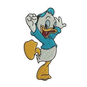 Hurray Huey Duck Machine Embroidery Design, Disney Design, Cartoon Embroidery Pattern, Huey Duck Embroidery, Donald Duck Character