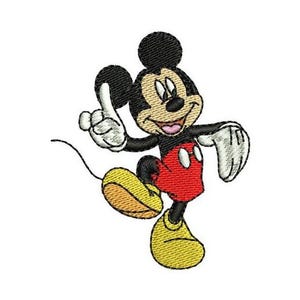 Classic Mickey Mouse Dancing Machine Embroidery Design, Disney Design, Mickey & Friends Embroidery Pattern, Mickey Mouse Embroidery