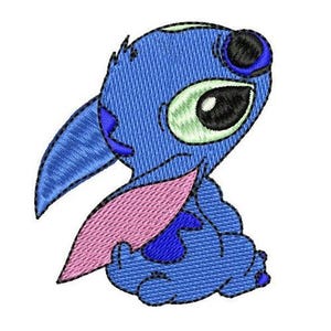 Stitch Machine Embroidery Design, Disney Character Embroidery Pattern, Lilo & Stitch Character Embroidery Design