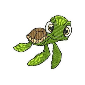 Squirt Machine Embroidery Design, Disney Design, Finding Nemo Character Embroidery Pattern, Baby Sea Turtle Squirt Embroidery