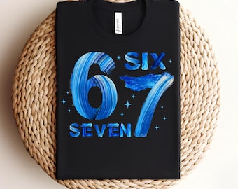 Sechs Sieben Amulette, lustiges Monogramm, sechs Sieben Shirt, 6 7, lustiges Spruch, lustiges 6 7, geschnittene Datei für Cricut, digitaler Download