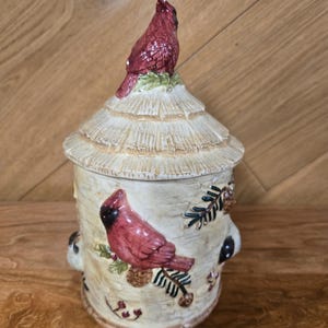 Cardinal Cookie Jar