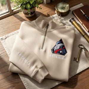 Artemis II Embroidered T-Shirt, NASA Space Program Fan Tee, Moon Mission Rocket Shirt, Astronomy Lover Gift image 3