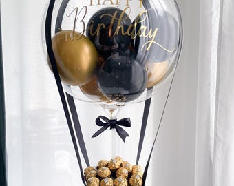 Birthday gift/Personalized balloon/Gift for men/Gift box/Balloon/Birthday gift/Gift set/Gift for him/Surprise box/ hot air balloon/ balloon