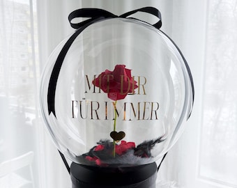 Balloon gift| Gift box birthday gift balloon gift | Gift for women | Wedding anniversary gift | Balloon box | Red | Gift for him | Valentine