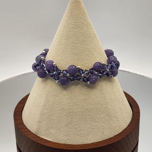 Tanzanite Swarovski Crystal Bracelet