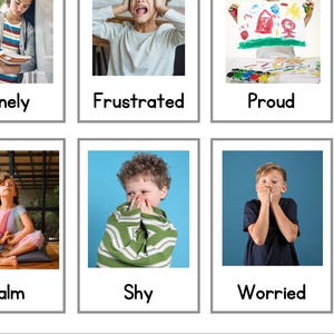 Printable Emotion Flashcards | Real Photos of Kids | Social-Emotional Learning