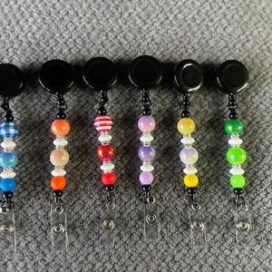 Beaded Badge Reel